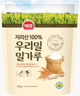 해표 우리밀 밀가루(750g) 실물 상품 이미지
