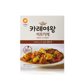 청정원 카레여왕 비프카레(160g) 실물 상품 이미지