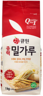 큐원 중력 밀가루(1kg) 실물 상품 이미지
