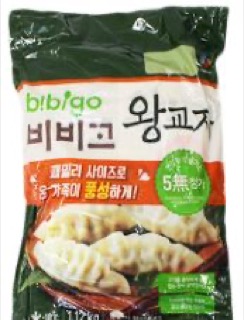 비비고 왕교자(1.12kg) 실물 상품 이미지