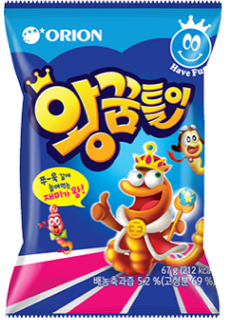 오리온 왕꿈틀이(67g) 실물 상품 이미지