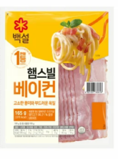 백설 햄스빌 베이컨(330g) 실물 상품 이미지