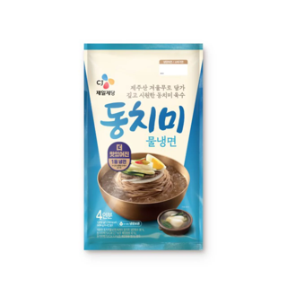 CJ 동치미물냉면(4인) 실물 상품 이미지