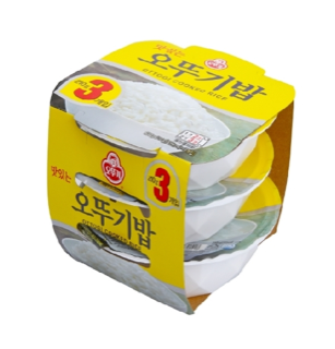 오뚜기밥(3개입) 실물 상품 이미지