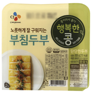 행복한콩 부침두부(300g) 실물 상품 이미지