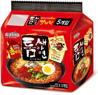 틈새라면(5개입) 실물 상품 이미지