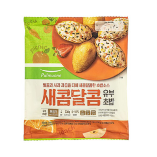 풀무원 새콤달콤 유부초밥(330g) 실물 상품 이미지