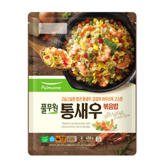 풀무원 통새우 볶음밥(450g) 실물 상품 이미지