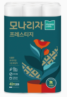 모나리자 프레시티지 3겹(30롤) 실물 상품 이미지