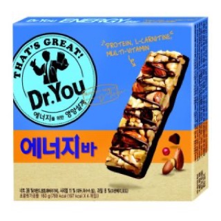 닥터유 에너지바(4개입) 실물 상품 이미지