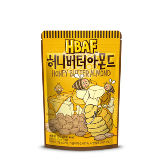 바프 허니버터아몬드(120g) 실물 상품 이미지