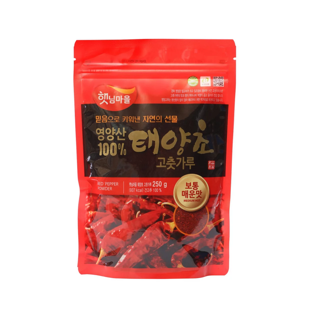햇님마을 영양농산 태양초 고춧가루(250g) 실물 상품 이미지