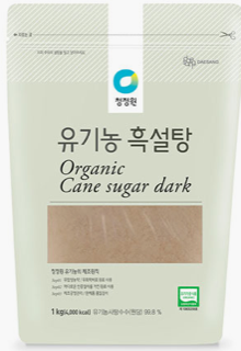 청정원 유기농 흑설탕(454g) 실물 상품 이미지