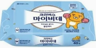 크리넥스 마이비데 카카오 물티슈(40매) 실물 상품 이미지