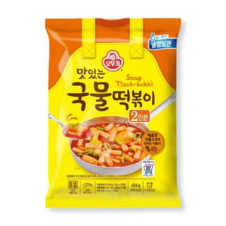 오뚜기 맛있는 국물떡볶이(424g) 실물 상품 이미지