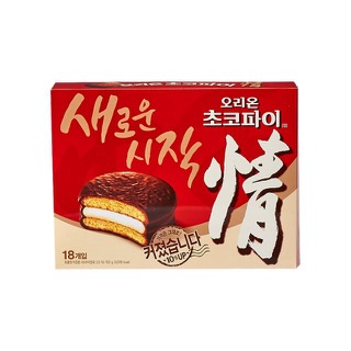 오리온 초코파이(18개입) 실물 상품 이미지