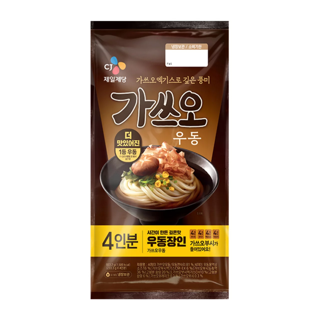 CJ 가쓰오우동(4인) 실물 상품 이미지