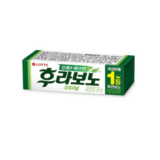 롯데 후라보노 오리지날(26g) 실물 상품 이미지