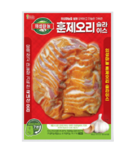 의성마늘 훈제오리 슬라이스(400g) 실물 상품 이미지