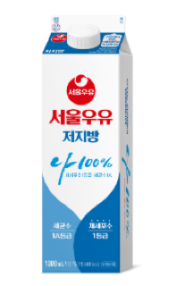서울우유 저지방 우유(1L) 실물 상품 이미지