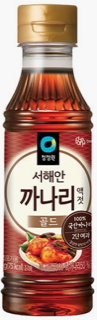 청정원 서해안 까나리액젓 골드(250g) 실물 상품 이미지